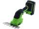 Greenworks G24SHT - Battery powered grass-cutting shears with pole - 24V 2.0ah battery kit and charger