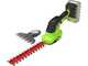 Greenworks G24SHT - Battery powered grass-cutting shears with pole - 24V 2.0ah battery kit and charger