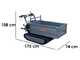 Wortex SFH 500 Tracked Power Barrow - Extendable Barrow with 500 Kg load capacity