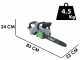 EGO CS1800E - 56 V 2.5Ah Battery-powered Chainsaw - 45 cm Blade