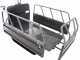 Wortex Beach 270E Electric Battery-Powered Tracked Barrow -  Extendable manual body 450 Kg
