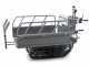 Wortex Beach 270E Electric Battery-Powered Tracked Barrow -  Extendable manual body 450 Kg