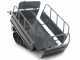 Wortex Beach 270E Electric Battery-Powered Tracked Barrow -  Extendable manual body 450 Kg