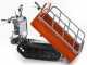 Wortex Beach 270E Electric Battery-Powered Tracked Barrow -  Extendable manual body 450 Kg