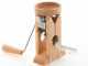 Schnitzer Campo 150g - Manual Table-top Beechwood Flaker Mill in with Stainless Steel Rollers