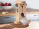 Schnitzer Campo 150g - Manual Table-top Beechwood Flaker Mill in with Stainless Steel Rollers