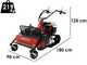 Benassi T750 SHD - Professional Tracked Hammer Rough Cut Mower - Honda GX270 