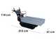 Honda HP 500 BX E1 Tracked Power Barrow - Extendable dumper truck - Load capacity 500 Kg - Hydrostatic transmission