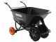 GeoTech CAR 300T-160 EVO Electric Wheelbarrow - 40 V 6Ah Battery