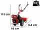 Diesse Minitriss - Diesel Two-wheel Tractor - Vulcan V245 - 4.2HP