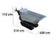 Honda HP 500H IT Tracked Power Barrow - Dumper truck - 500 Kg Load capacity