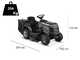 Alpina AT4 98 HA Riding-on Mower with Hydrostatic Transmission with 240 L Grass Collector