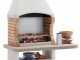 Palazzetti Boavista Charcoal Barbecue in Concrete  - 68x40 cm Cooking Grid