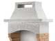 Palazzetti Gran Canaria Charcoal Barbecue in Concrete  - 68x40 cm Cooking Grid
