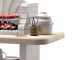Palazzetti St. Tropez Charcoal Barbecue in Concrete  - 76x40 cm Cooking Grid