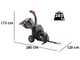 Wortex Grizzly - Towable petrol garden shredder - Loncin 420cc with electric start
