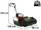 Marina Systems 660H Cylinder Lawn Mower - Metal Roller - 6 Blades Cylinder
