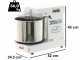 Famag Grilletta IM 10S/230 10 Speed HH - 10 kg high hydration spiral mixer with lifting head