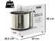 Famag Grilletta IM 10S/230 10 Speeds HH - 10 kg high hydration spiral mixer with liftable head