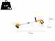 Stiga GT 100e KIT - Battery-powered Edge Trimmer - 20V 2Ah