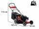 Marina Systems AGRI 57 SH 3V ZHW Self-propelled Lawn Mower - 3 Gears - Honda GCVx 200 Engine