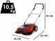 TE-SW 18/610 Li S Battery-powered Hand Push Sweeper with collection basket - WITHOUT BATTERY AND CHARGER
