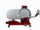RGV Vintage 250 Red - Meat Slicer with 250 mm Hardened Blade - 140W