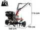 Benassi BL106C - 7 HP Petrol Garden Tiller - Hwasdan H170F Engine 