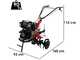 Benassi BL106KD - 7 HP Diesel Garden Tiller - KPC KD178FE 296cc Engine