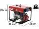TecnoGen H8000TLX - 6 kW Petrol Power Generator - DC 5.4 kW Three-phase