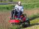 CaRINO Electric Riding-on Flail Mower - 48 V/200 Ah Battery-powered Engine - 110 cm Cutting Width