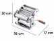 Imperia iPasta stainless steel - Manual home-made pasta machine - Smooth pasta