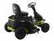 Ryobi Battery-powered Riding-on Mower- Mulching Cutting Systems - Side Discharge - 4x12 V Lead-acid Battery