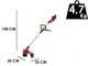 Einhell GE-LM 36 - Battery-powered Multifunction Brush Cutter - 18V - 2x 4Ah