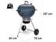 Weber Master Touch GBS C-5750 Slate Blue - Charcoal Barbecue