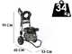 Comet FDX2 CXD 10/220 Petrol Pressure Washer - Loncin G200FA Engine - petrol