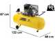 ABAC LINE B26B/150 CM3 - Single-phase belt-driven electric air compressor - Motor 3 HP - 150 litres