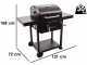 Char-Broil Charcoal 2600 Charcoal Barbecue in Steel - 53,5x48 cm Grid