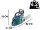 Makita UC012GZ Battery-powered Electric Chainsaw - 40 cm bar - WITHOUT BATTERY AND CHARGER