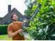 RYOBI RY18HT45A-0 Battery-powered Hedge Trimmer - 18 V - 2Ah - 45 cm - BATTERY AND BATTERY CHARGER NOT INCLUDED