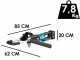 Makita DG001GT105 - Battery-powered Auger - 40V 5Ah - BIT NOT INCLUDED
