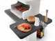 Palazzetti Mauritius Wood-fired Barbecue in Concrete  - 76x40 cm Cooking Grid