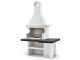 Palazzetti Mauritius Wood-fired Barbecue in Concrete  - 76x40 cm Cooking Grid