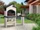 Palazzetti Ravello Wood-fired Barbecue in Concrete  - 68x40 cm Cooking Grid