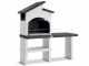 Palazzetti Ravello Wood-fired Barbecue in Concrete  - 68x40 cm Cooking Grid