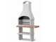 Palazzetti Rimini Wood-fired Barbecue in Concrete  - 68x40 cm Cooking Grid