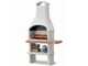 Palazzetti Rimini Wood-fired Barbecue in Concrete  - 68x40 cm Cooking Grid