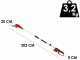 Einhell GC-LC 18/20 Li T Battery-powered Pruner on Extension Pole - WITHOUT BATTERY AND BATTERY CHARGER