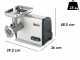 Sirman TCG 12 Dakota Electric Meat Mincer - Removable Grinding Unit in Stainless Steel - Three-phase - 1100 Watt