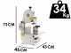 Savioli 200 Anodised Bone Bandsaw - Blade 1520 - Three-Phase - Band Saw